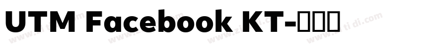 UTM Facebook KT字体转换